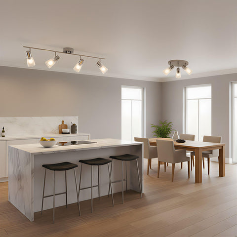 Laite Lumens dining room ambience with warm, inviting light
