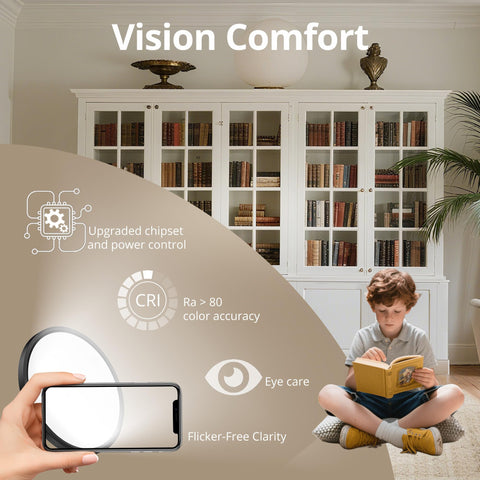 Laiyidia eye-friendly CRI80 IP40 light for daily use.
