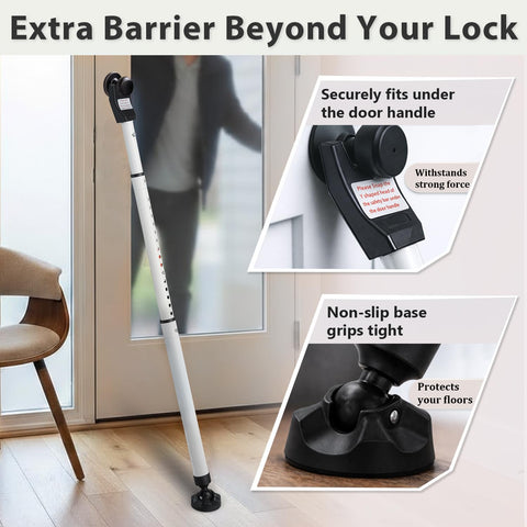 LAKEROD anti-slip base grips floors securely on hard surfaces.