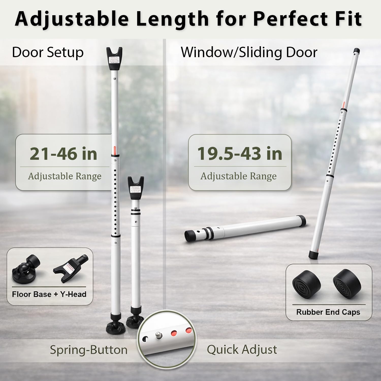 LAKEROD easy setup requires no tools for portable protection.