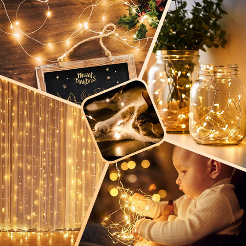 Lakumu 33ft string lights set mood for weddings, parties, or cozy evenings