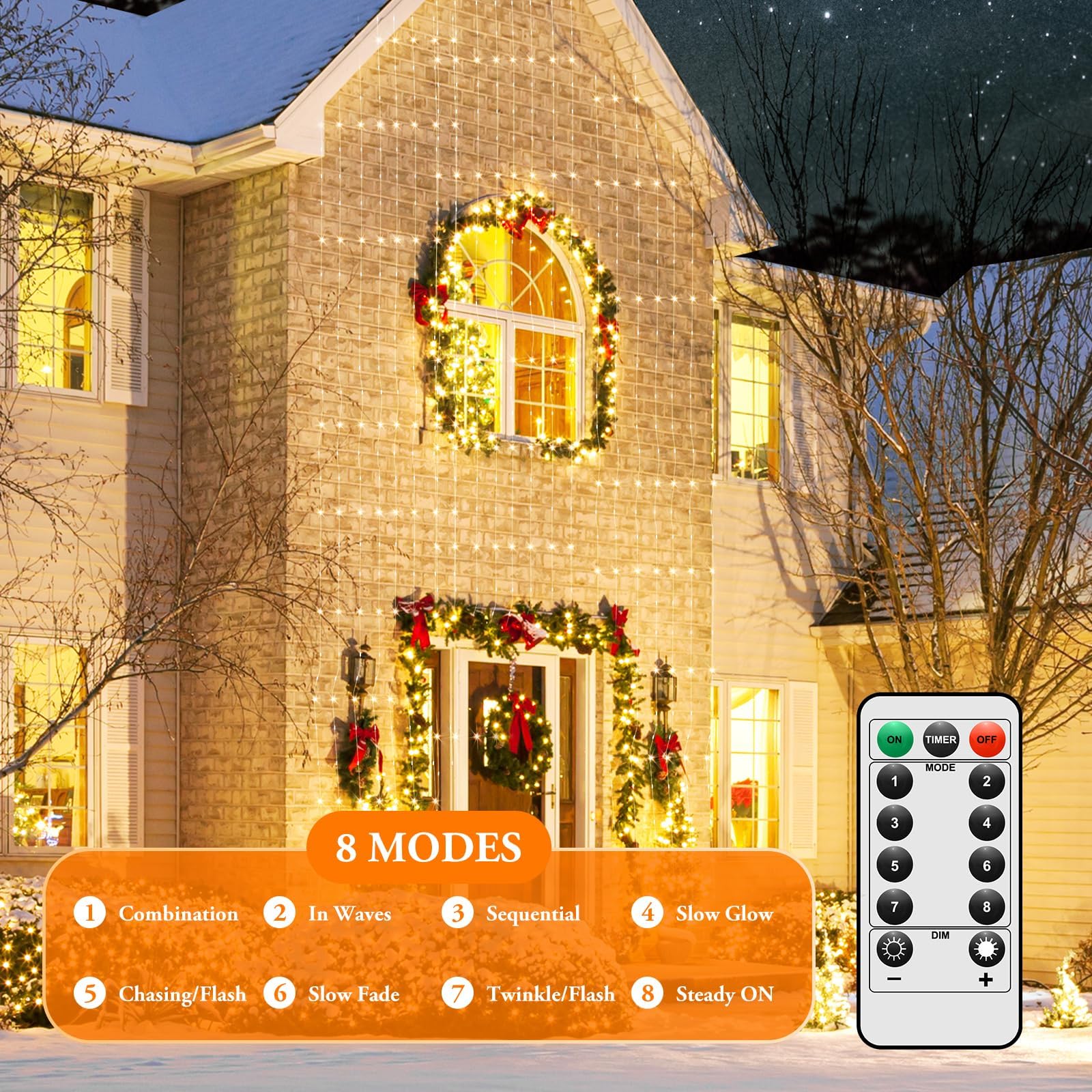 Lakumu IP65 waterproof fairy lights ready for outdoor use in any weather