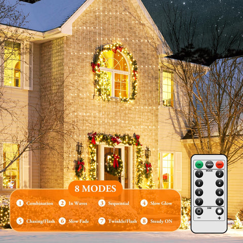 Lakumu IP65 waterproof fairy lights ready for outdoor use in any weather