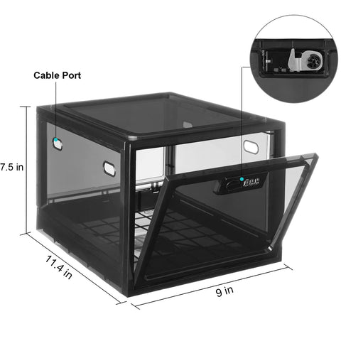 Lalifebuss food fridge storage box for orderly ingredient storage.