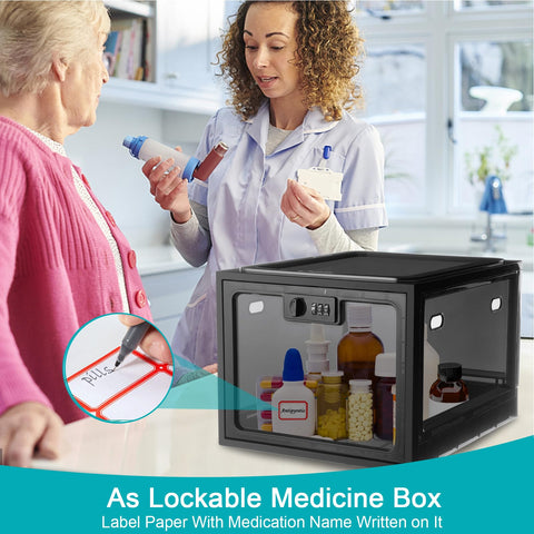 Lalifebuss lock box exterior dimensions show spacious capacity for items