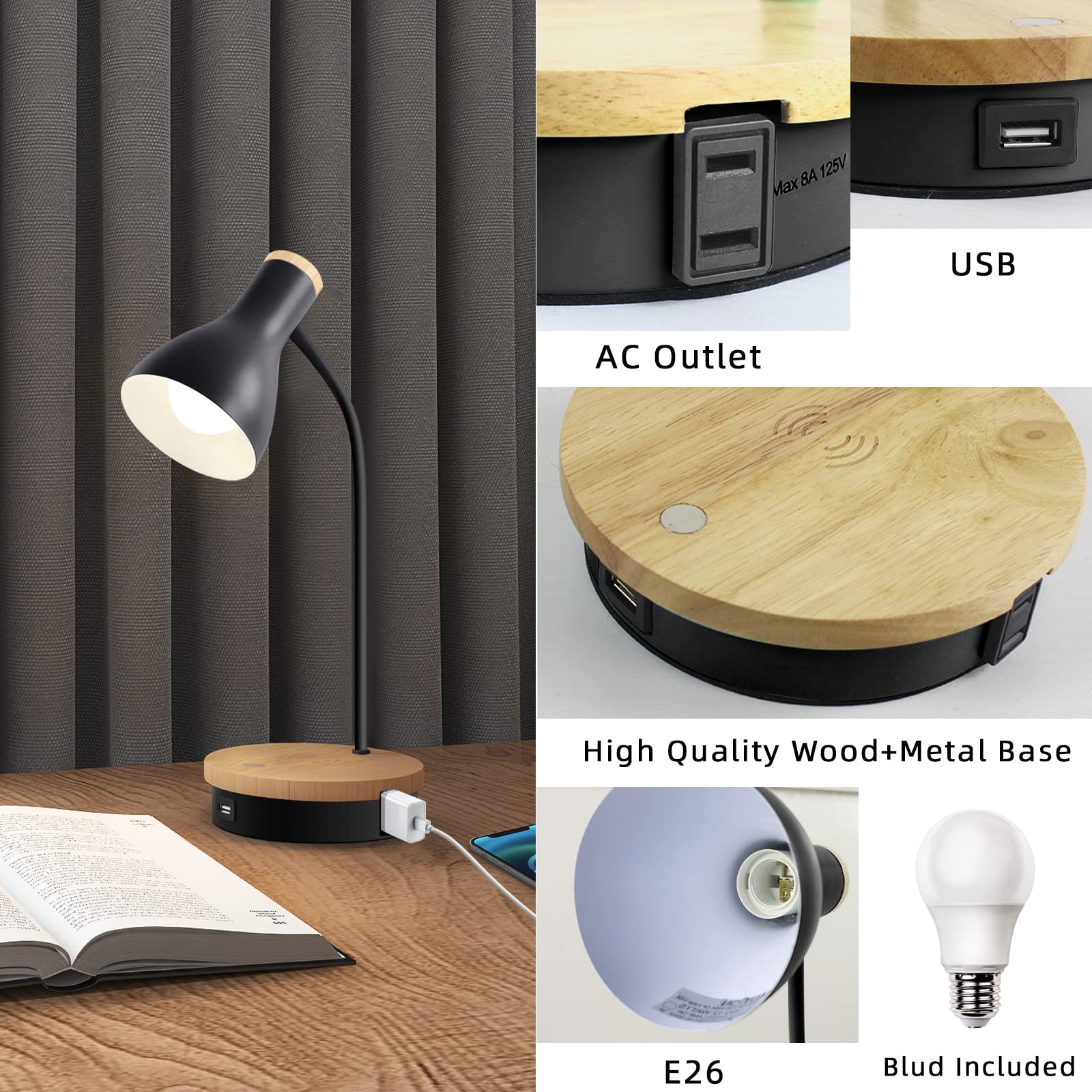 LALISU desk lamp with 3-way dimming adapts to tasks and mood.