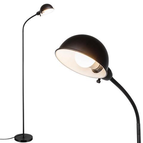 LALISU dimmable floor lamp with base and shade enhances room ambience and lighting flexibility.