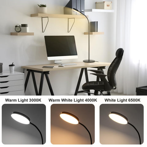 LALISU floor lamp gooseneck rotates 360 degrees for precise lighting.