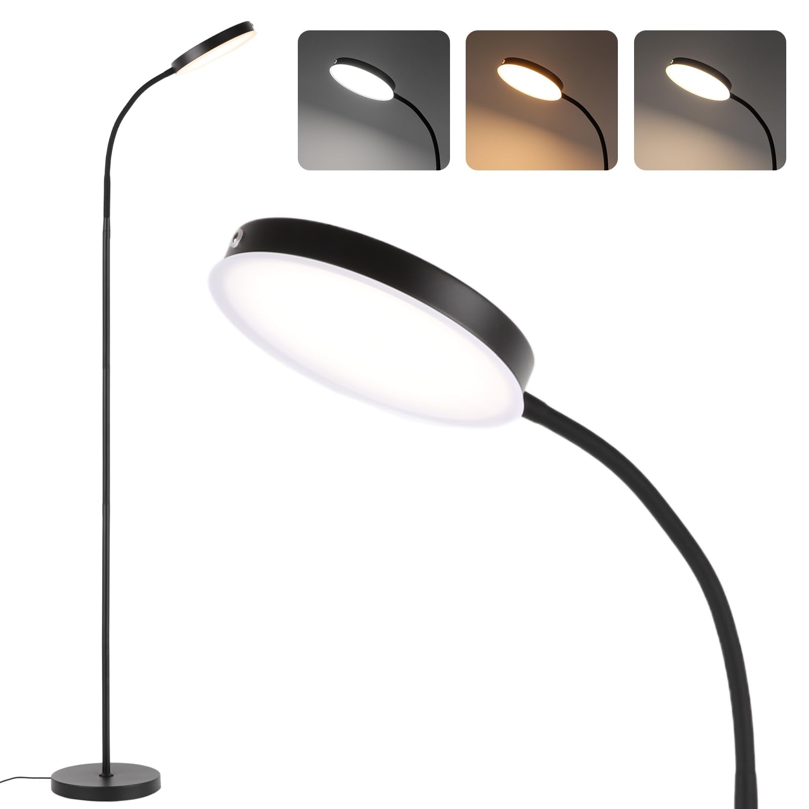 LALISU floor lamp easy-assembly design simplifies setup.