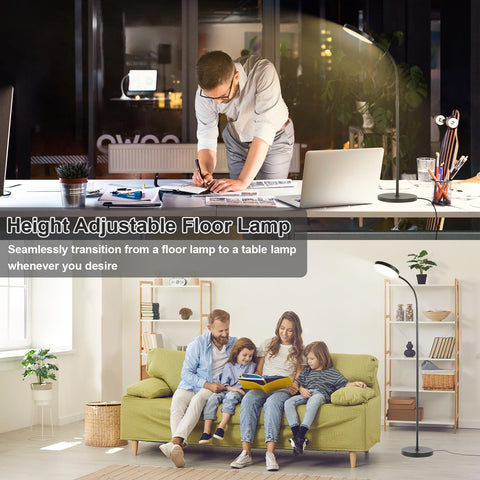 LALISU lamp height adjusts from compact to tall profiles.