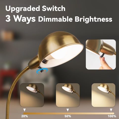 LALISU floor lamp offers rotatable shade to tailor room illumination.