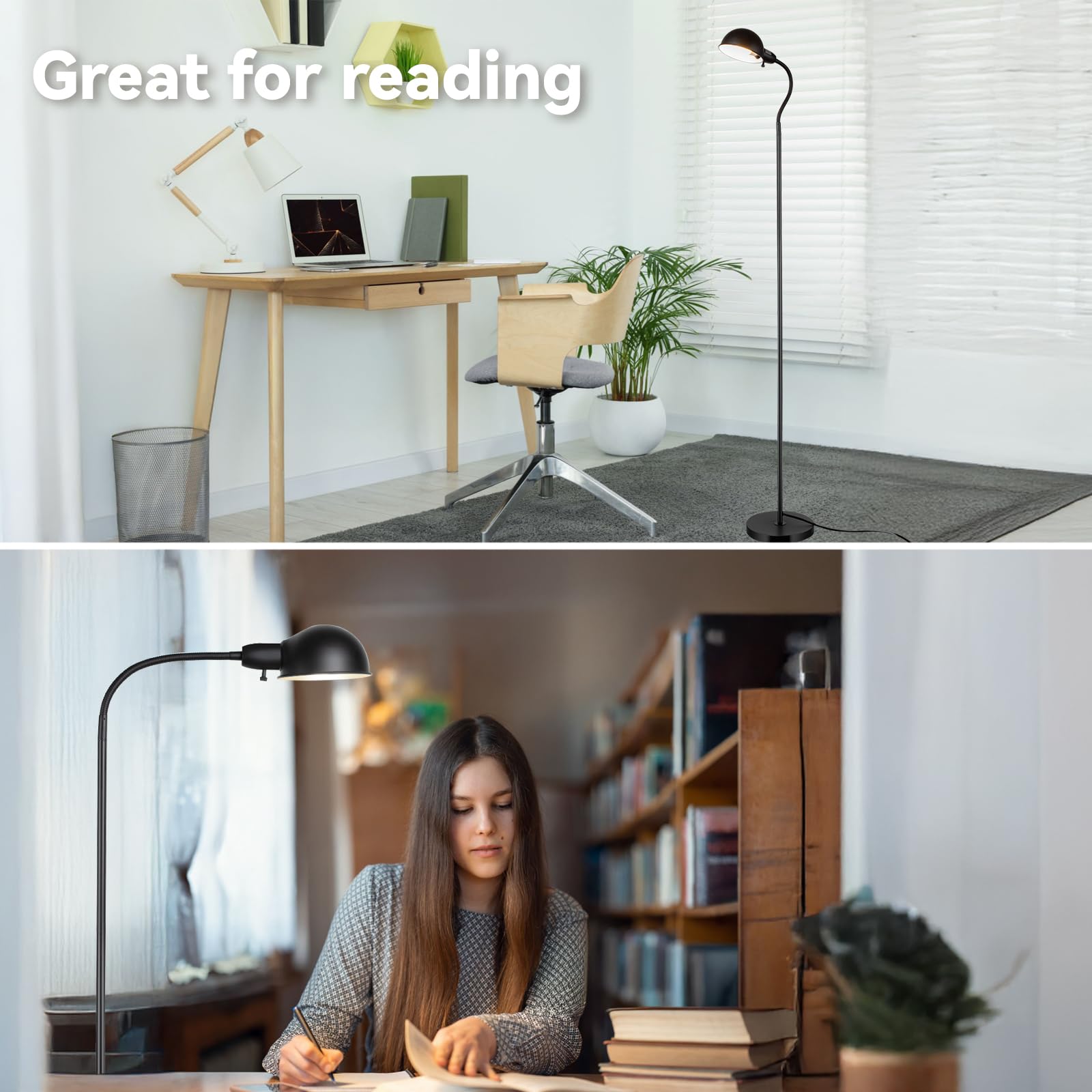 LALISU heavy base ensures stable positioning in busy living spaces.