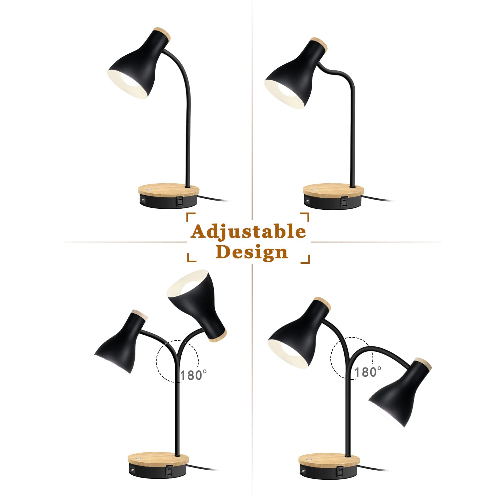 LALISU LED head delivers flicker-free light for focused reading.