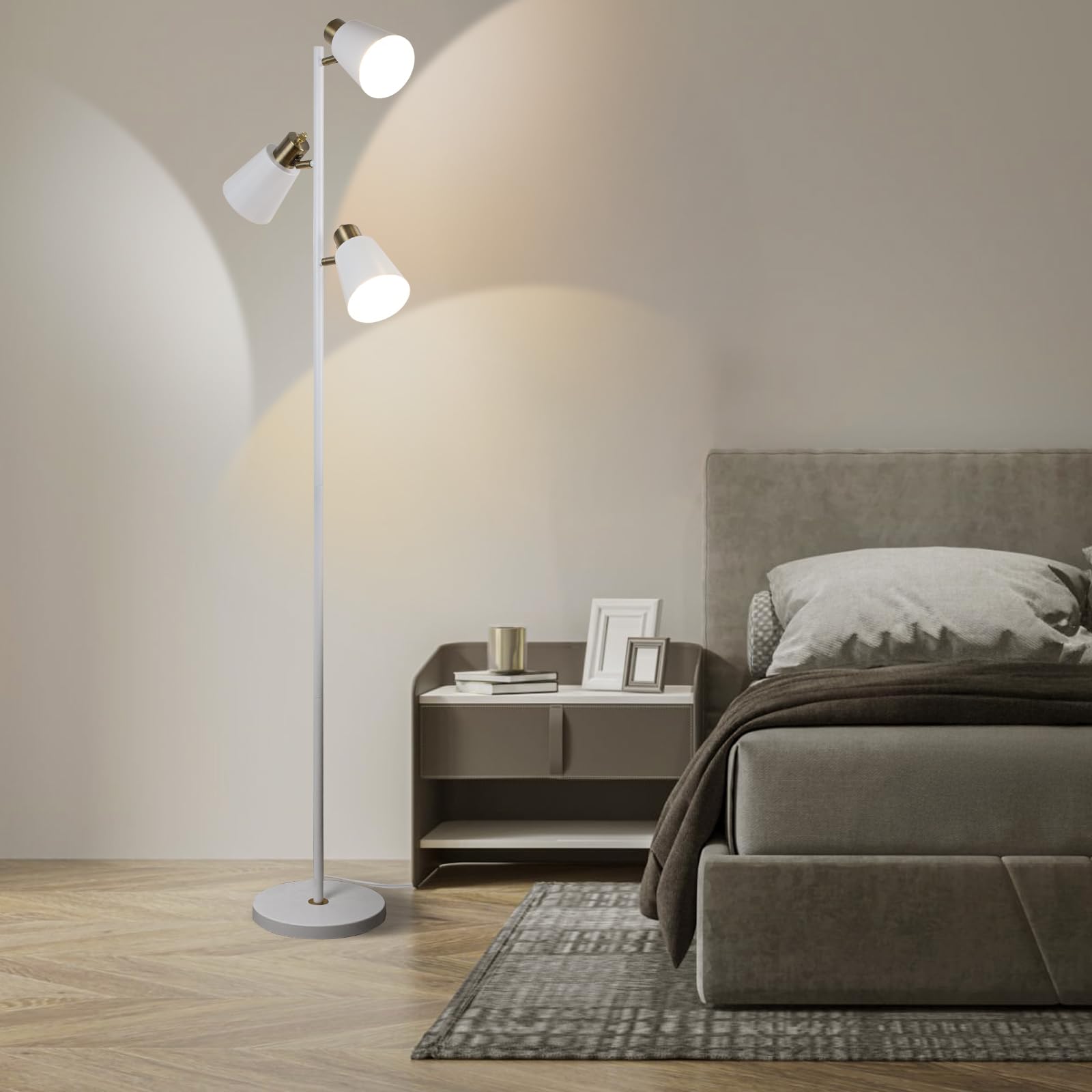 LALISU Tree Floor Lamp ideal for living room reading corners and setups.
