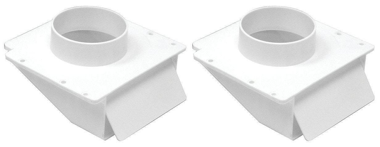 Lambro 143W under-eave vent for bathroom and dryer venting reduces backdrafts