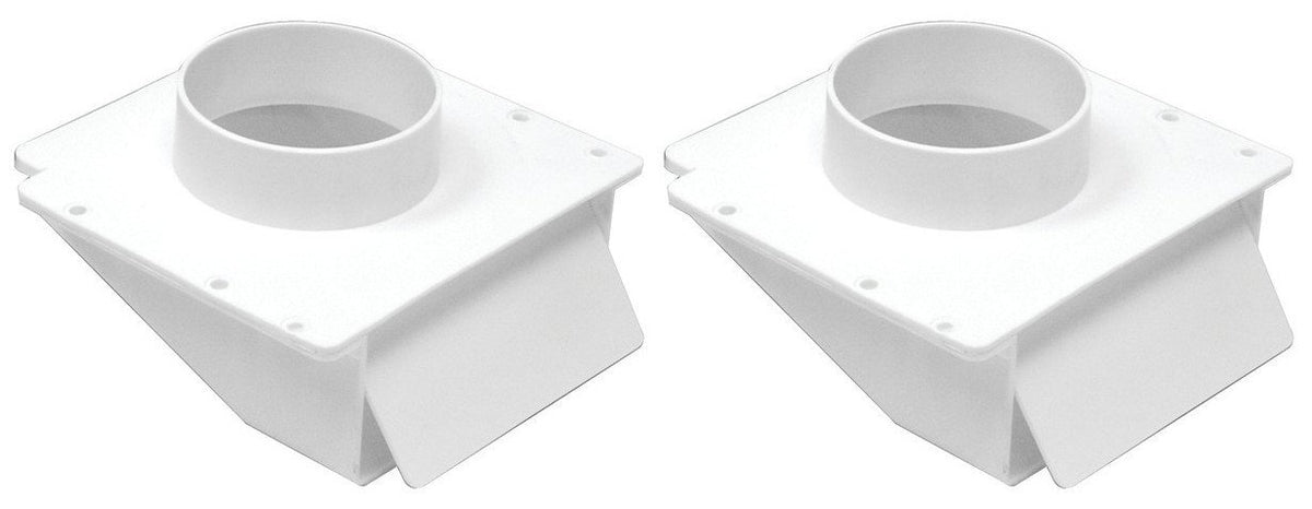 Lambro 143W under-eave vent for bathroom and dryer venting reduces backdrafts