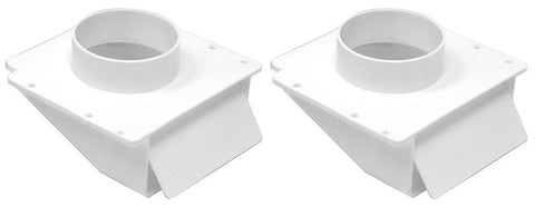 Lambro 143W under-eave vent for bathroom and dryer venting reduces backdrafts