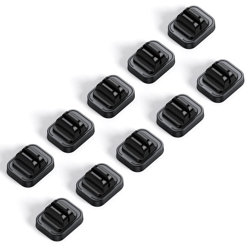 Lamicall cord clip on desk keeps cables neat and accessible.