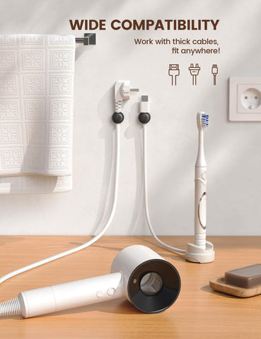 Lamicall durable ABS plastic cord clip for daily use.
