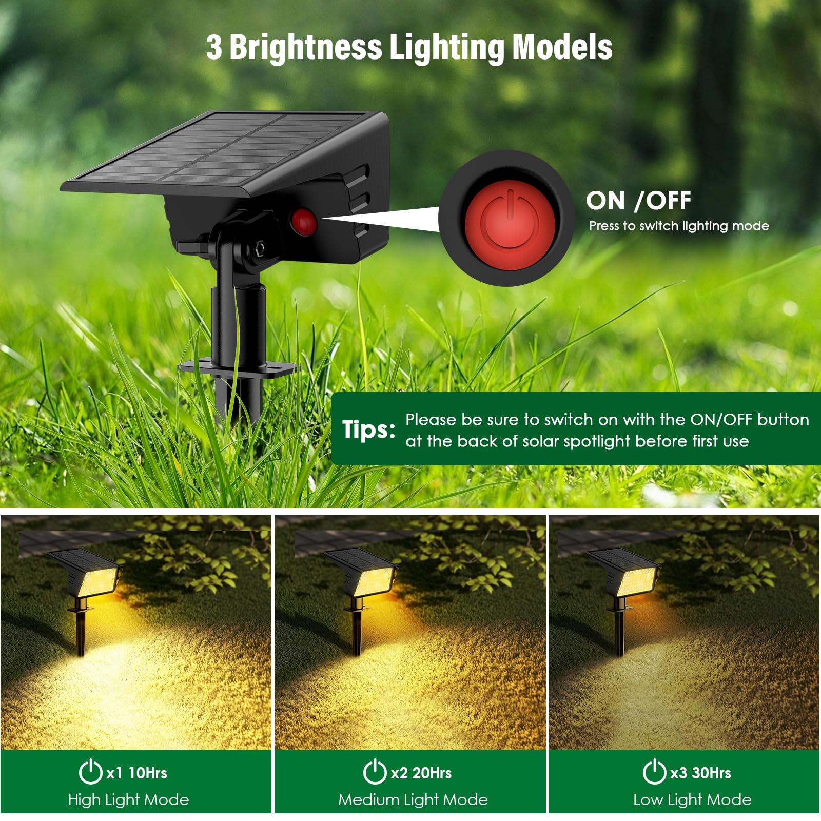 LAMKEEP IP68 rating demonstrates all-weather waterproof protection for any season.