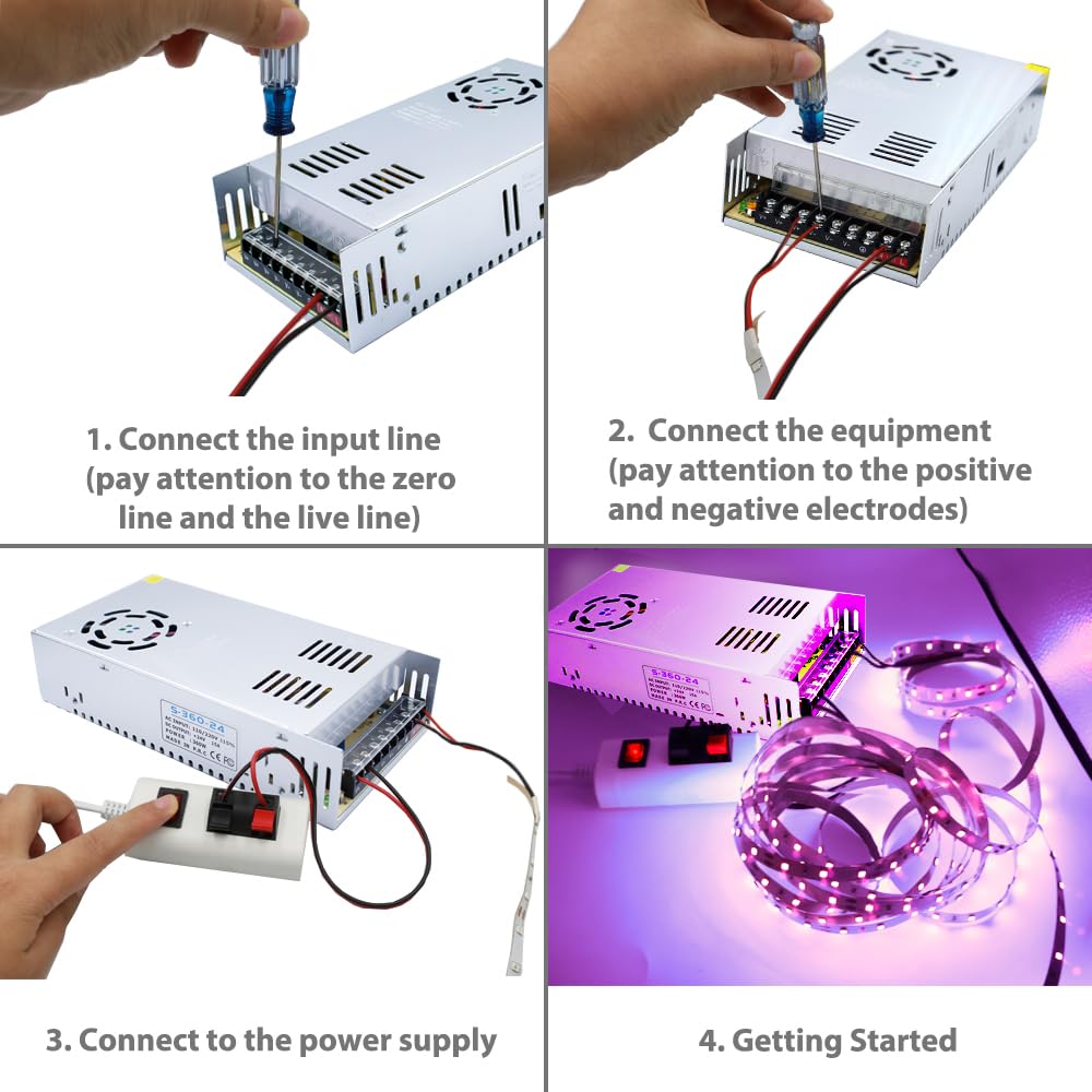 Lam(MS)pen 24V 20A power supply packaging for safe storage