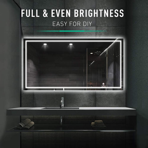 Lamomo 12V LED strip stays cool to touch for family spaces.