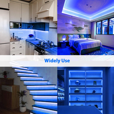 Lamomo 16.4 ft neon strip ideal for cabinets and hallways.