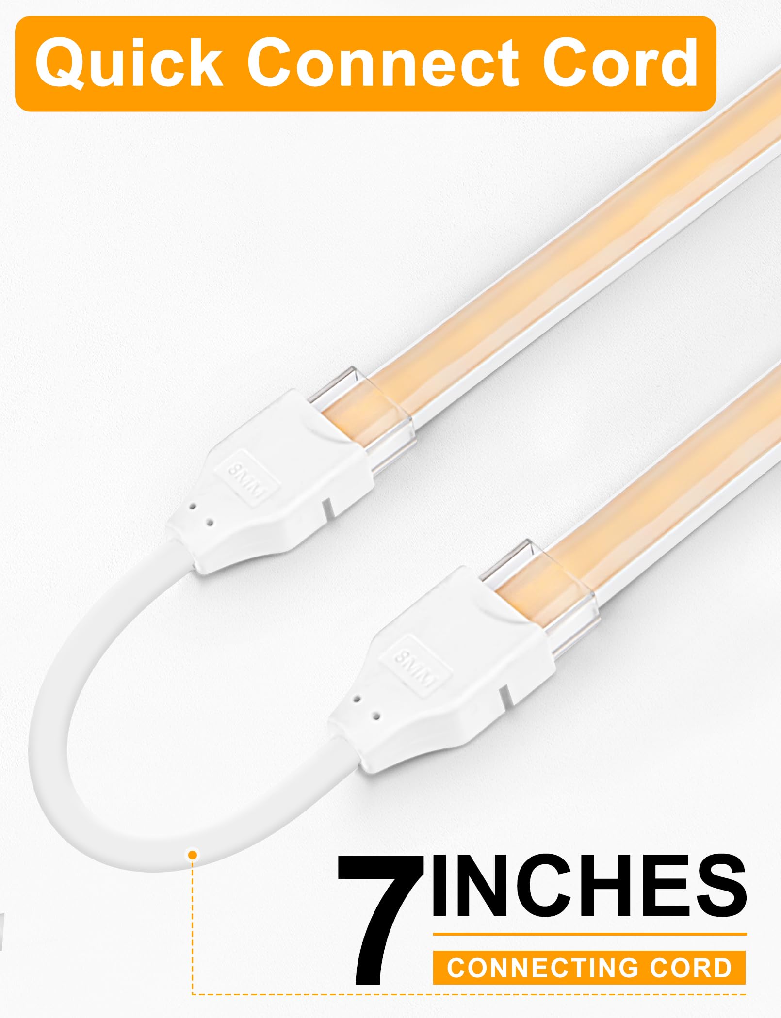 Lamomo cuttable strip with quick connectors for DIY layouts