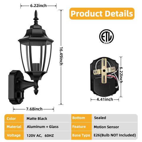 Lamomo outdoor light being installed with included mounting hardware