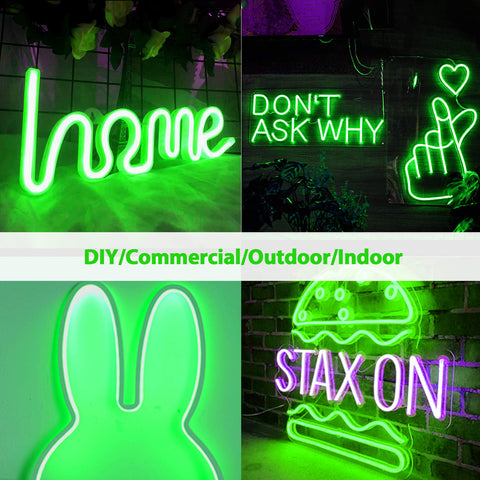 Lamomo LED Neon Lights IP65 rating makes them rainproof and outdoor-ready.