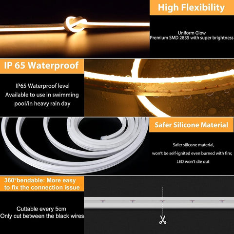 Lamomo LED light strip ideal for kitchen cabinets and vanities
