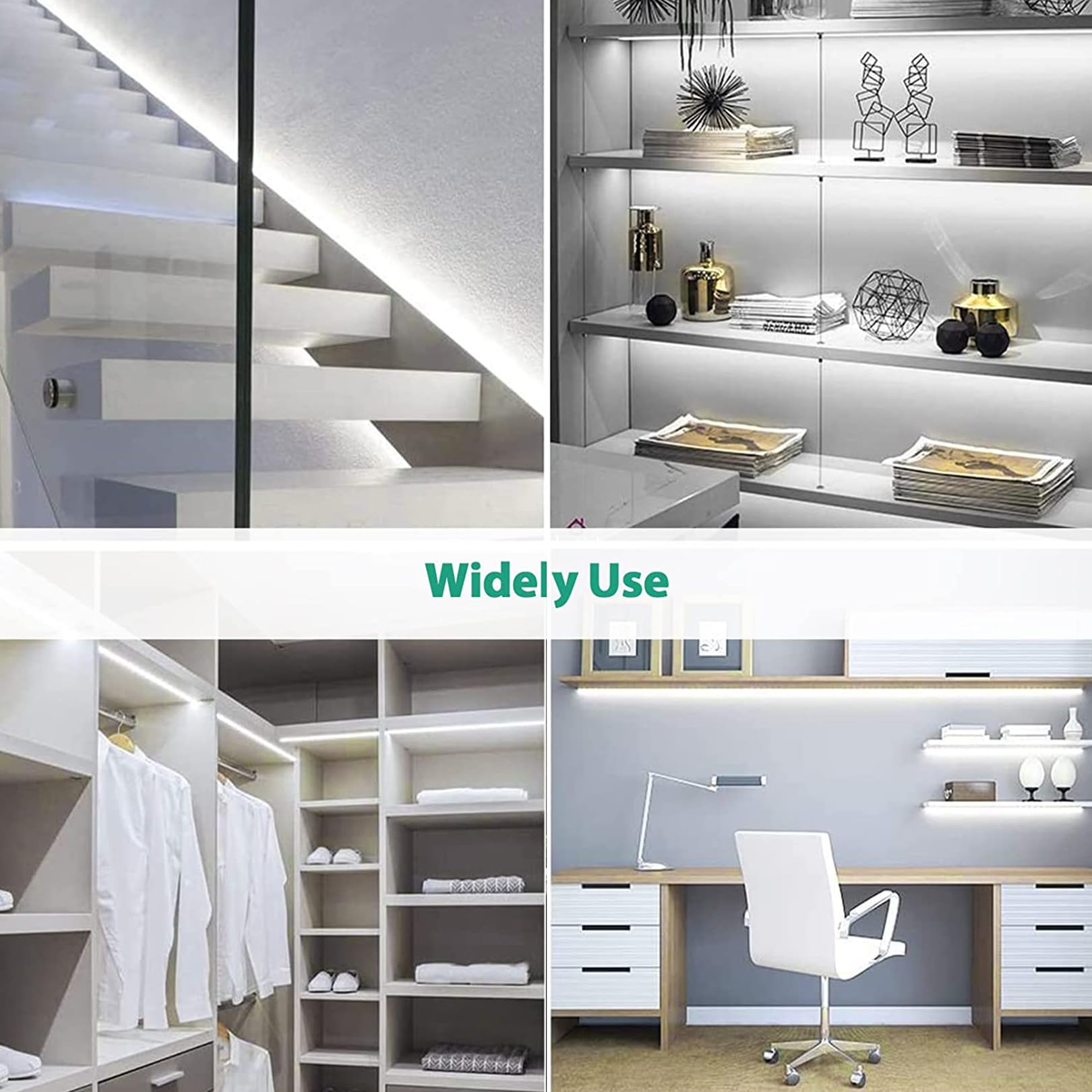 Lamomo kitchen cabinet backlight for bright, practical accents.
