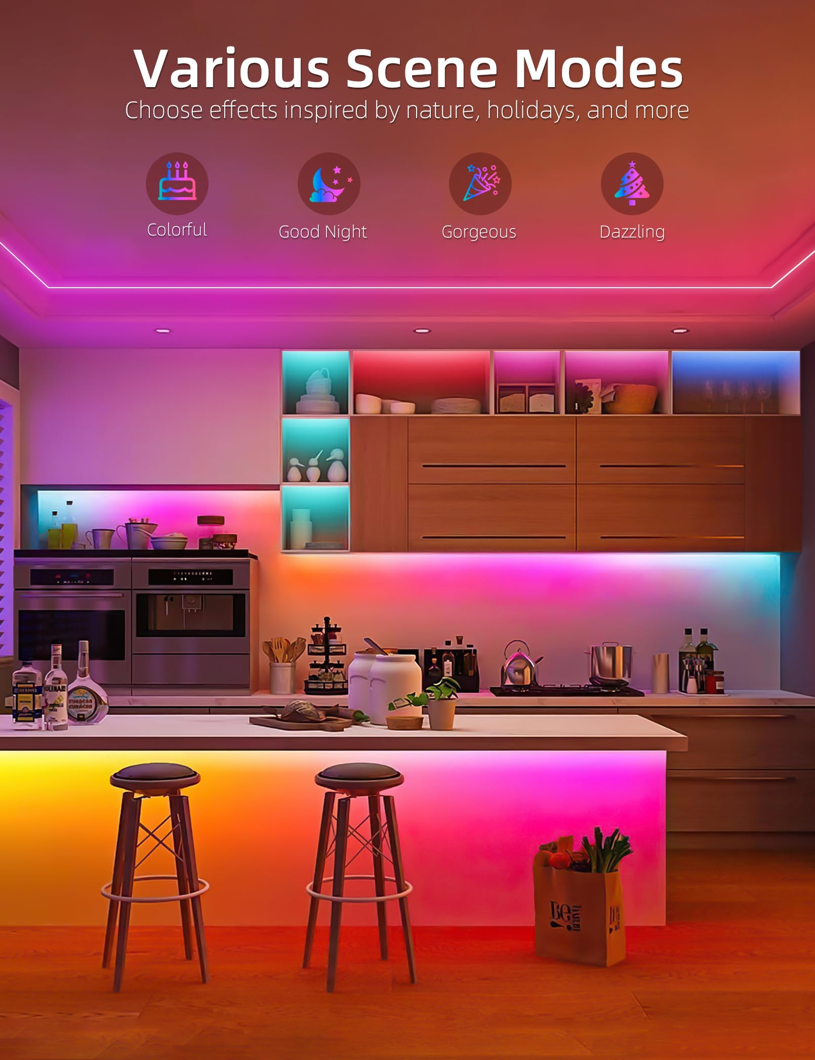Lamomo neon strip cuttable and extendable for custom decor