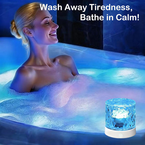 LamparaDecor cordless LED bathroom light for flexible, easy placement.