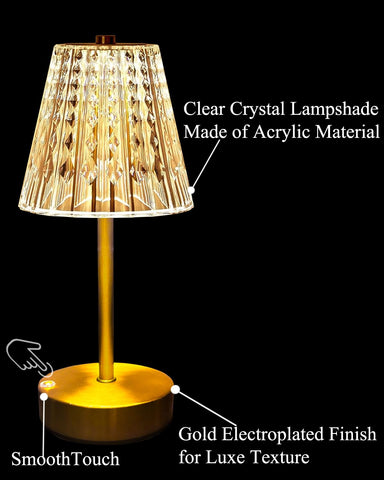 LamparaDecor gold outdoor patio lamp for balcony and garden evenings