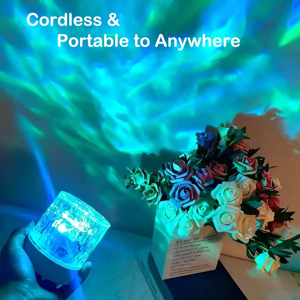 LamparaDecor shower stall light designed for waterproof safety and mood lighting.