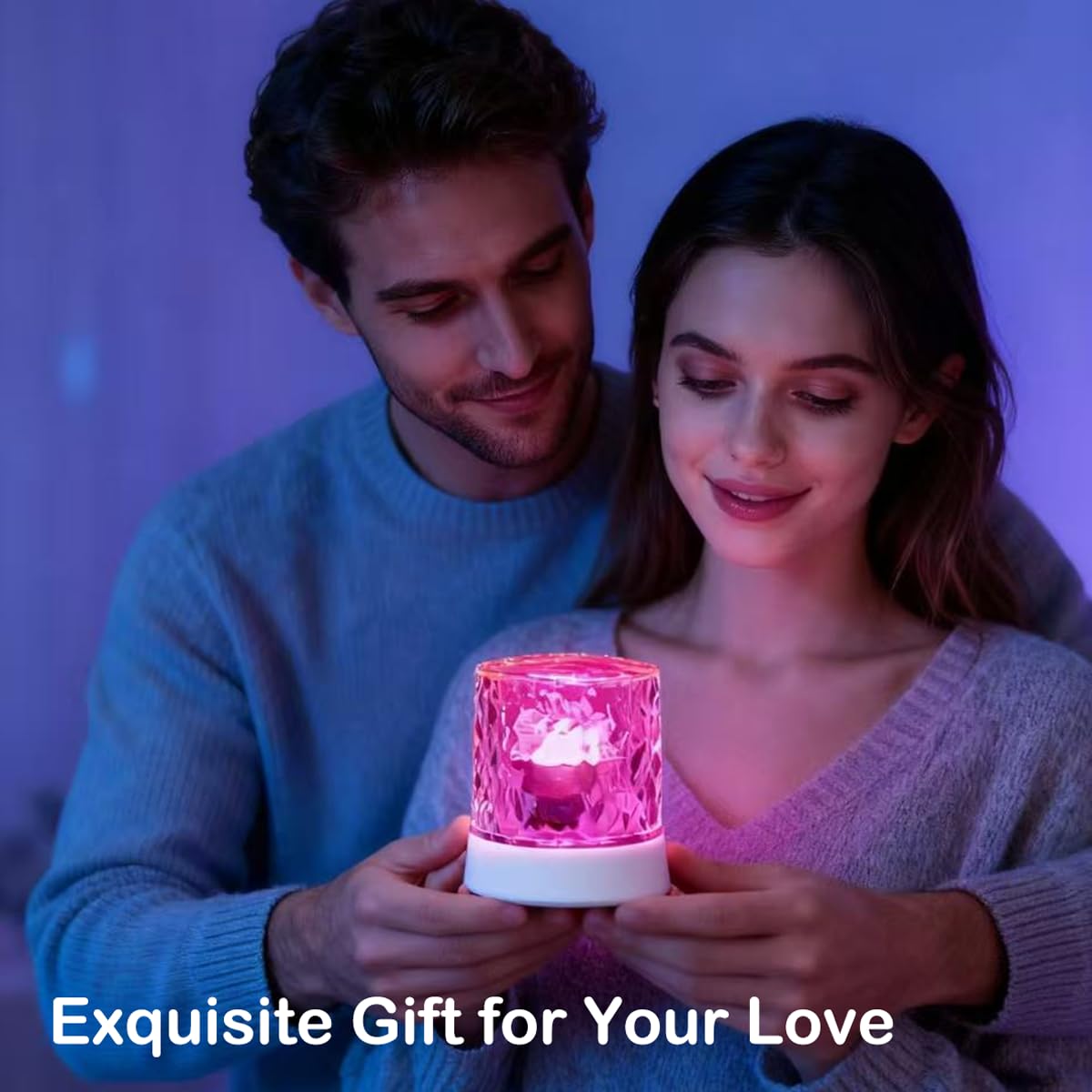 LamparaDecor valentines gift teen bedroom decor with calming glow.