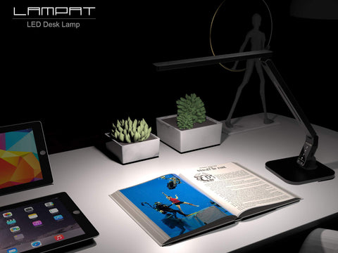 Lampat touch panel in use for effortless mode changes