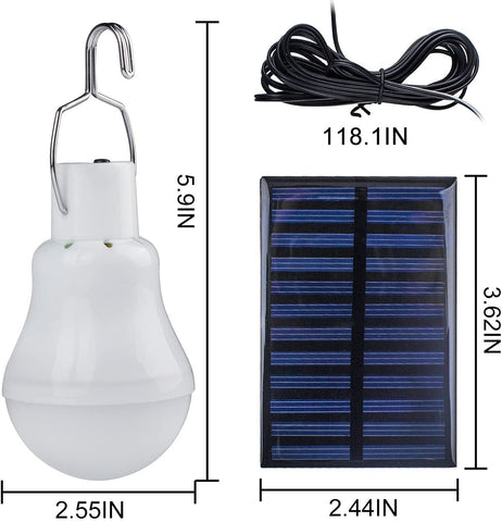 Lampelc rechargeable LED light delivering off-grid illumination