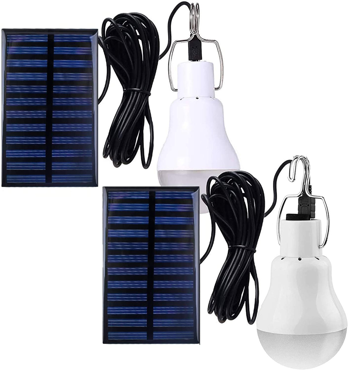 Lampelc solar light bulb illuminating a chicken coop with solar power