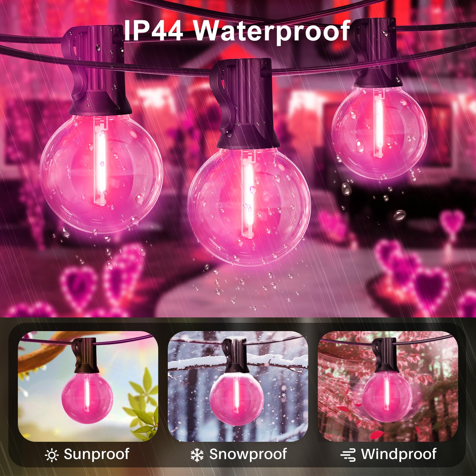 LAMPHOME energy-saving LED bulbs deliver long-lasting romance on demand.
