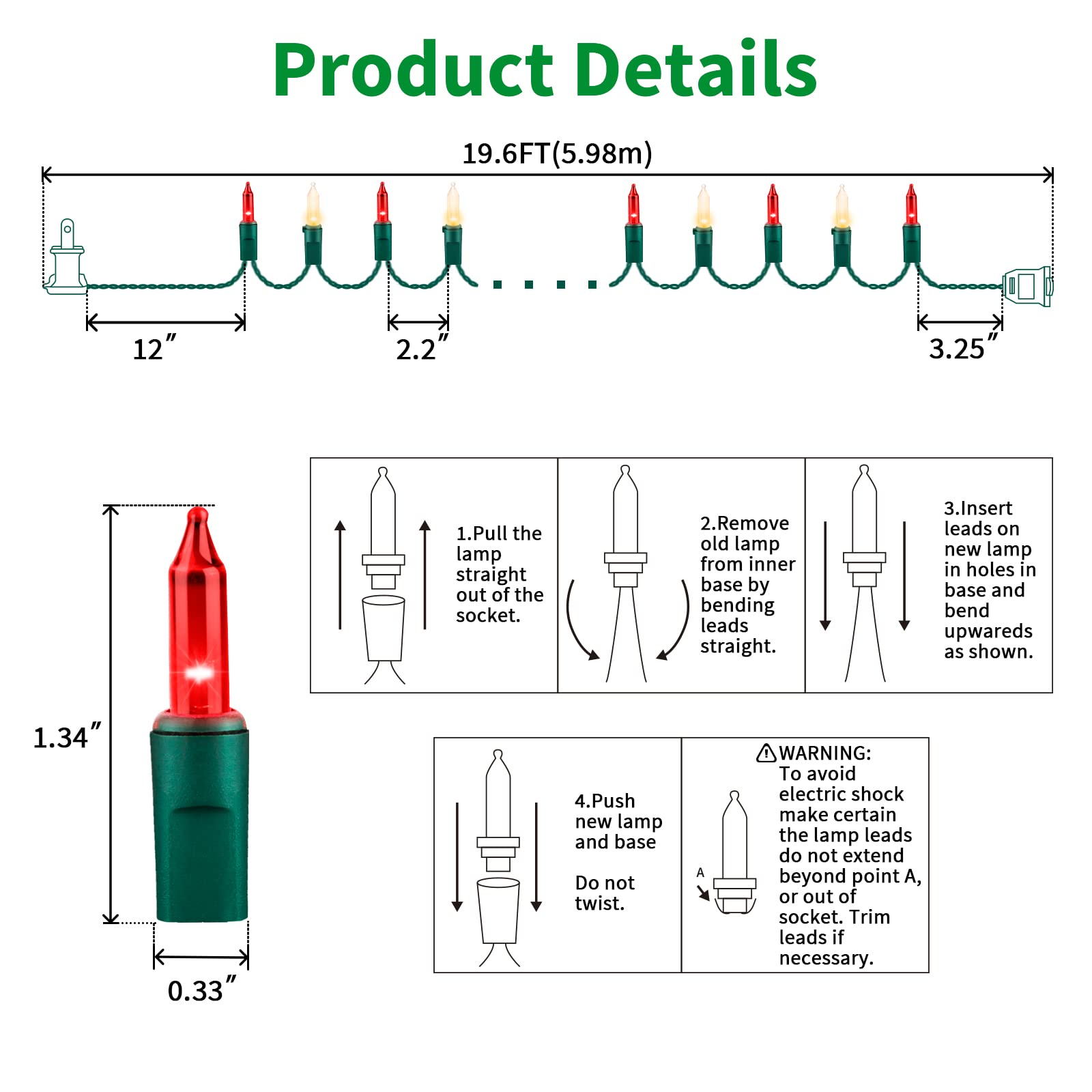 LAMPHOME UL-certified lights provide safety and reliability for home use.