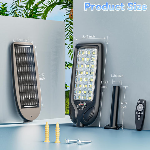 LAMPTEC Solar Street Light Outdoor waterproof design for rugged outdoor use