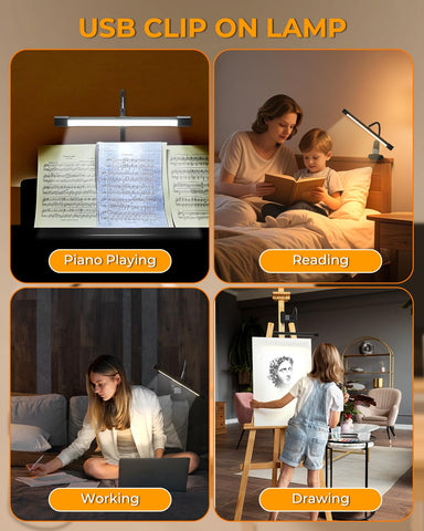 Lamptobe gooseneck adjustment provides precise lighting for fine details.