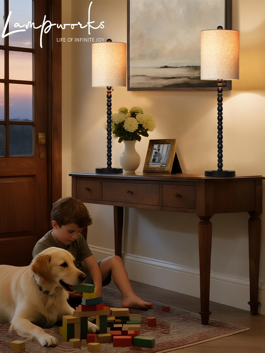 Ideal for dining rooms and entryways with warm ambience.