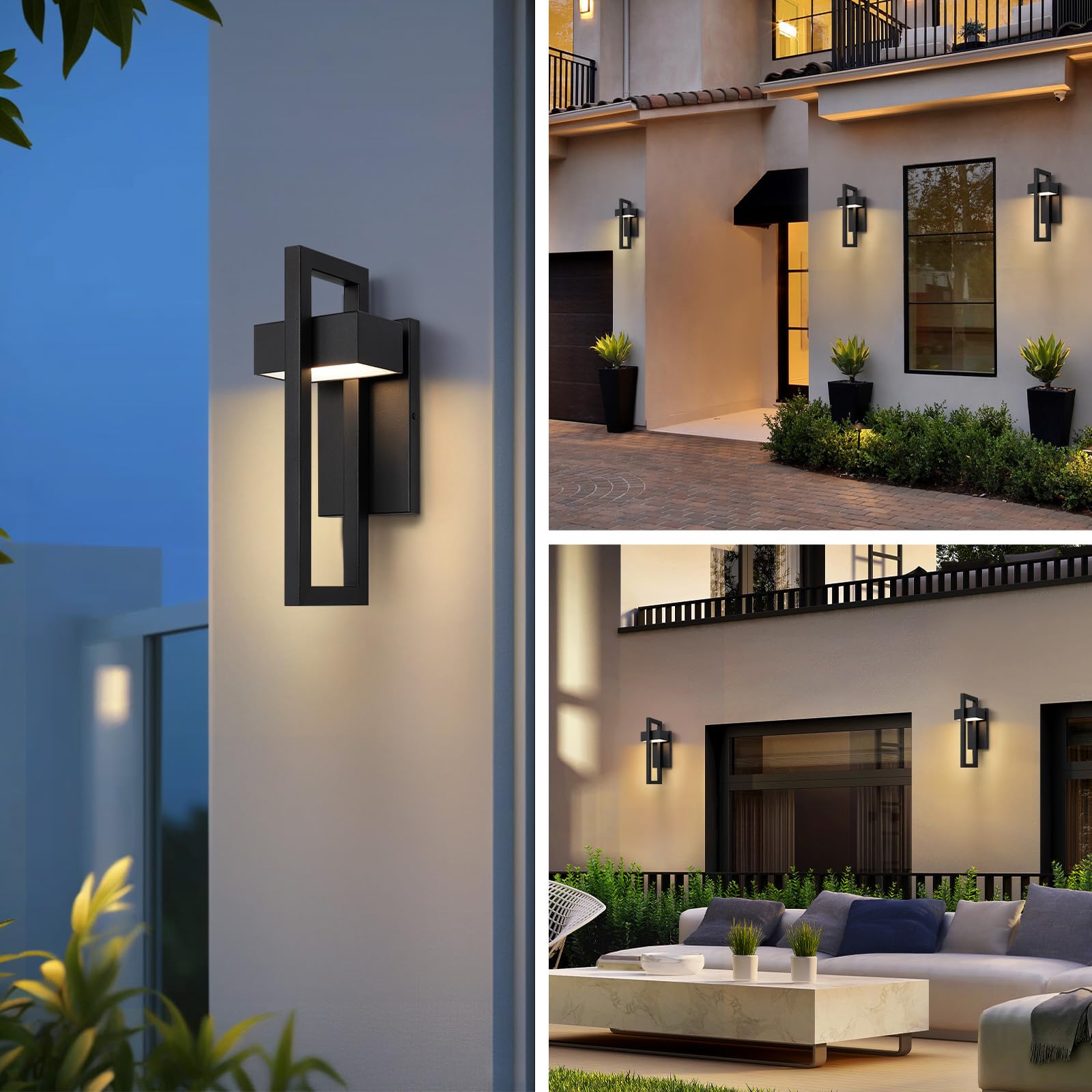 LamQee matte black metal texture detail ideal for weathered outdoor walls