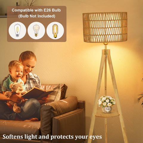 LAMSU 59-inch floor lamp fits corners and ceilings
