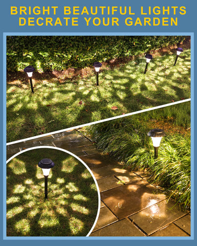 LAMTREE lights along garden borders define edges with soft illumination
