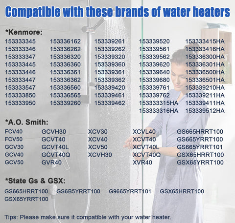 Lamudo compatibility with Reliance, A.O.Smith, Kenmore, State NAT units.