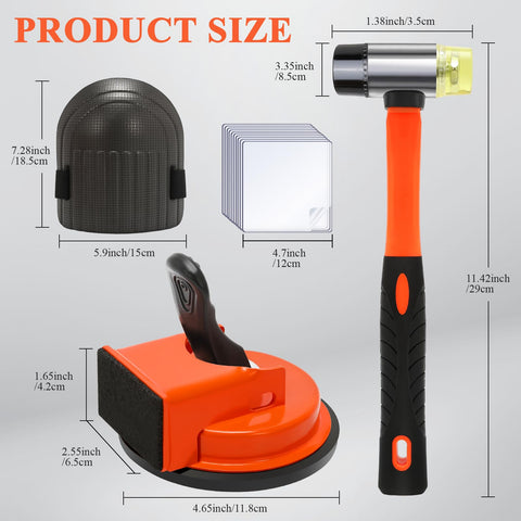 Lamwinsco complete kit with 10 reusable pads for residue-free repairs